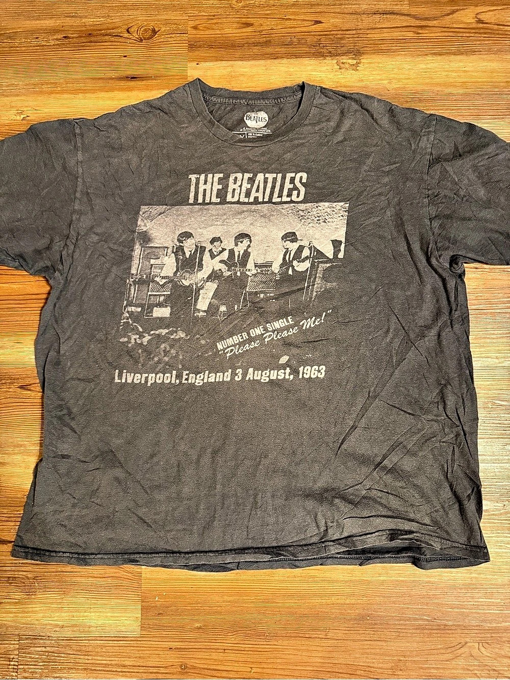 The Beatles Please Me Liverpool England 3 August 1963 Graphic T-Shirt Graphic